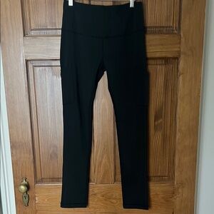 Soft fleece lined running tights